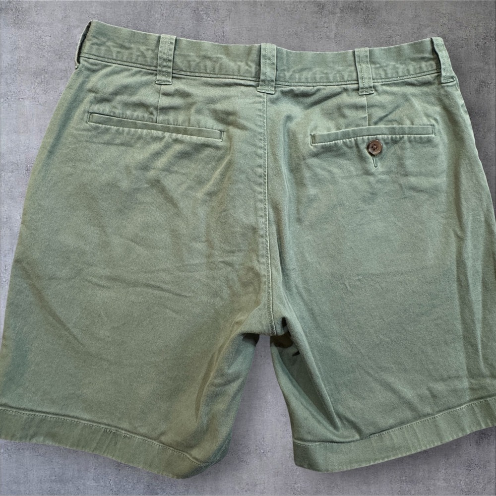 J.Crew Flex Chino Shorts Men's 30 Green 7" Inseam Resort Summer Golf - Picture 9 of 13